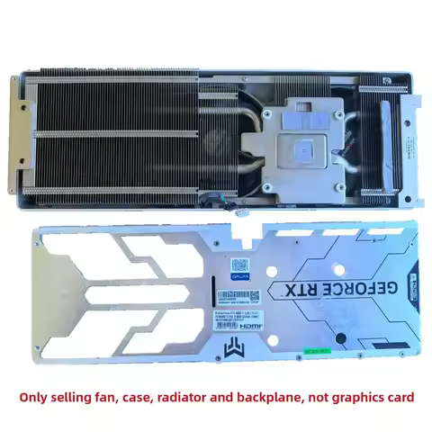 Custom GALAX RTX 4060 Ti Metal Master OC Edition Cooling Assembly – Silent High-Efficiency Fan Heats
