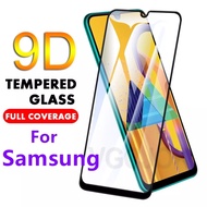 9D Full Cover Tempered Glass Samsung Galaxy A13 J4 J6 J2 J7 J8 J3 A6 A8 A7 A9 Pro Plus 2018 Screen Protector Film
