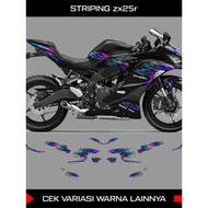 Zx25r Striping Sticker/ZX25R Motorcycle Variation Sticker/ZX25R Semi full Body Striping Sticker