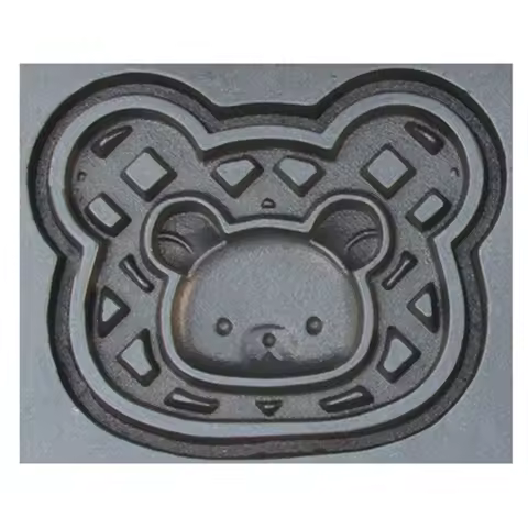 NP-523 Stainless Steel Waffle Machine Cute Bear Shape Waffle Waffle Machine Muffin Making New Street