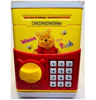 ATM Machine with Fingerprint Password Music Coin Bank Cartoon/Mesin Tabung Simpanan Syiling Kartun M