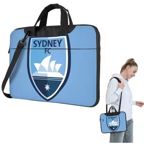 Sydney FC Laptop Bag Protective Case Computer Bag 13 14 15.6 Inch Crossbody Laptop Pouch For Macbook