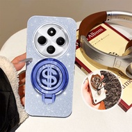 YBD Phone Case For Redmi 14C 15C 15 Xiaomi POCO C85 POCO C75 4G POCO M7 5G Rotating USD Bracket Glit