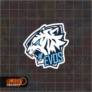 Evos Esport Sticker Size 5 x 5 Cm