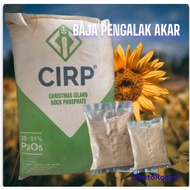 ( 10 kg )  Penggalak Akar CIRP/ERP Christmas Island Rock Phosphate AUS Rock Phosphate Baja