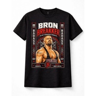 Men's Black Bron Breakker Wrestling Spear Dominate Unisex T-Shirt