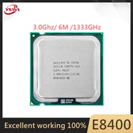 Intel Cpu Core 2 Duo Original E8400 3.0GHz 6M 1333MHz Dual-Core ซ็อกเก็ต775 (ทดสอบ100%) Speedy เรือ 