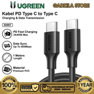 [[Promo]] MCDODO CA-7640 USB C TO TYPE C POWERBANK CABLE 20CM QC4.0 60W - UGREEN 1M 60W