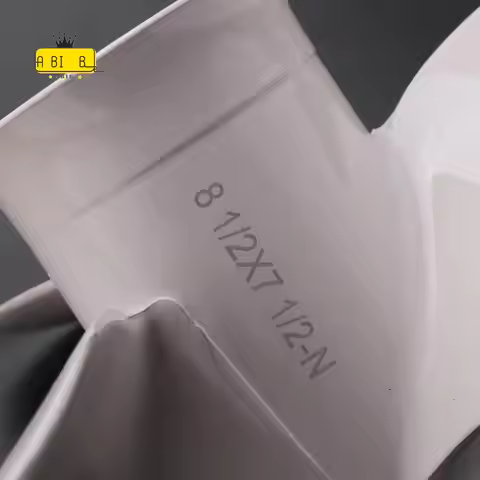 ABIB -Boat Propeller 6G1-45943-00-El 8 1/2 X 7 1/2 For Yamaha Outboard Engine 6-8Hp Aluminum Alloy 3