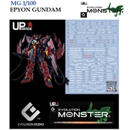 [MONSTER EVO] MG145 MG 1/100 EPYON +STURM UND DRANG UNIT GUNDAM WATER SLIDE DECAL FLUORESCENT