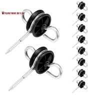 10Pcs Electric Fence Gate Handle Anchor Electric Fence Insulators Fence Wire Insulators for Electric