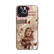 Taylor Swift IPhone 15 Pro Max 6.7 Inch 2023 Case Black For IPhone 15 IPhone 15 Pro IPhone 14 Pro Ma