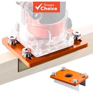 Trimming Machine Slotted Bracket Wood Router Locator Tool With Stopper 2Pcs