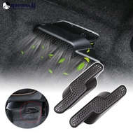 QUENNA 2Pcs Car Air Vent Covers Grille Rear Seat Bottom Anit-Blocking Outlet Under Seat Dust Cover F