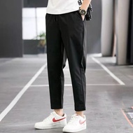 Pants Men Sports Pure Straight Ankle-Leg Ankle-Length Pants Thin Men Ankle-Length Pants