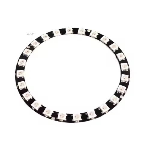 WS2812B Module Strip 24 Bits 24 X WS2812 5050 RGB LED Ring Lamp Light with Integrated Drivers ws2812