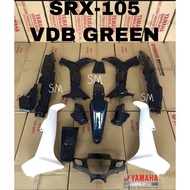 YAMAHA SRX-105 BODY COVER SET GREEN  100% ORIGINAL HLY