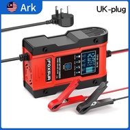 6F 🇲🇾 FOXSUR Touch Screen LCD Pulse Repair Battery Charger Motorcycle Car Automatic Intelligent (12V