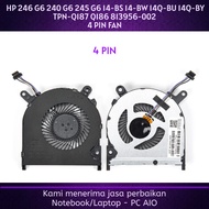 HP 246 G6 240 G6 245 G6 14-BS 14-BW 14Q-BU 14Q-BY TPN-Q187 Q186 4pin Fan Cooler