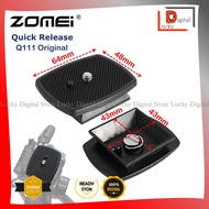 Quick Release Q111 Tripod Mount Plate ZOMEi Q111 Q188/ Q222/ Q100/ M1/
