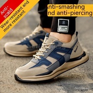 Light Safety Shoes Breathable Work Shoes Steel Toe Kevlar Safety Shoes Lightweight Construction Site
