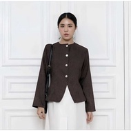 KEMEJA Ailee Long Sleeve Top Long Sleeve Top Korean Style Women's Blazer Shirt by Hayya Outfit