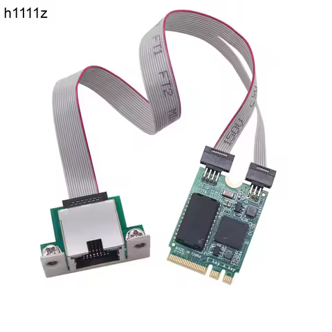 NEW 5Gbps Network Card M2 M.2 A+E Key to RJ45 Com Port Lan Card NIC RTL8126 Chip 5G Gigabit Ethernet