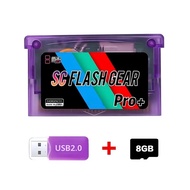DGETG SCFFWV1.5 มินิการ์ด SC 1000+ ใน 1 การ์ดแฟลช GBA พร้อมเครื่องอ่านการ์ดและการ์ด 8GTF เหมาะสำหรับ