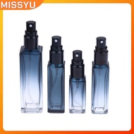 MISSYU Gradient Blue Perfume Bottle 5ml 9ml 20ml Perfume  Bottle Empty Glass Atomizer Travel Cosmeti