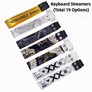 Keyboard Strap Streamers Decorative Strap Take Control Nylon Strap for Wooting 60 ATK68 MAD60 Gaming