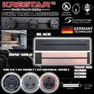 ~ 13A Power Line Power Rail and Power Track Socket Adapter Flat Pin / Universal / USB SIRIM Approved