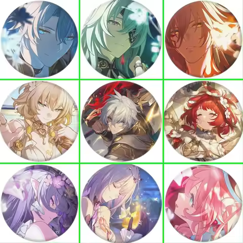 Game Honkai Star Rail Badge Phainon Tribios Cifera Hyacinthia Anaxagoras Castorice Mydei Aglaea Pins