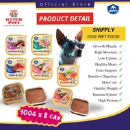 SNIFFLY.  DOG. CAN WETFOOD.100g. Best Buy. (100g x 8CAN)