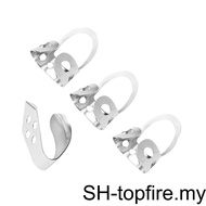 4pcs Guitar Fingertip Protective Pick Fingertip Metal Acoustic Guitar Banjo Plectrum Guitar Accessor