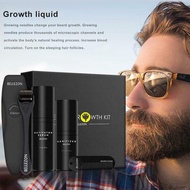 Beard Growth Kit set Beard Growth Activator Serum Liquid Beard Growth