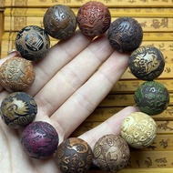 Natural multi-bead bracelets black sandalwood pear sandalwood small leaves rosewood Buddha beads gol