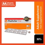 Maltofer Fol 100mg Chewable Tablet 30s