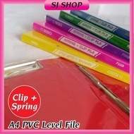 A4 PVC Level File | Wire Clip File | Spring File | Clip File F858