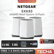 Netgear Orbi Pro SXK83 | AX6000 Tri-Band Wifi 6 Mesh System (3-Pack)