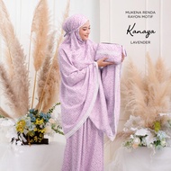 MUKENA DEWASA RENDA RAYON MOTIF KANAYA