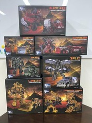 Transformers 變形金剛 DS 建造派 破壞者 變形 大力士 大力神 全套一套8隻 Devil Saviour