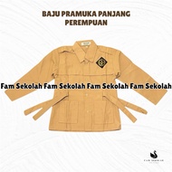 LONG-SLEEVED GIRL SCOUT SCHOOL UNIFORM