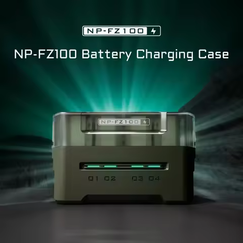 TILTA Portable Battery Charging Station for Sony NP-FZ100 NP-FW50 DMW-BLK22 EN-EL15 LP-E6 NP-W235 Ba