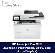 HP LaserJet Pro MFP 4103fdn Printer - (Print/Scan/Copy/Fax/Auto Duplex/Come with toner)