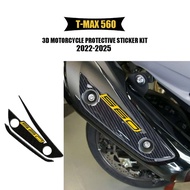 Motorcycle 3D stickers and silencer protection compatibleFor T-MAX 560 2022-2025