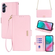 Flip Case for Samsung A21s A2 Core A51 A71 A12 A22 A32 4G 5G A22S A42 A52 A52S A72 A82 5G A02 Case with 2 Straps RFID Wallet Leather Back Cover with Card Slots Stand