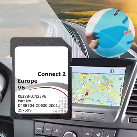 SD Maps for Nissan Connect 2 V6 2021-22 Europe August 2021+ Radar Tribute with Anti Fog Reaview Stic