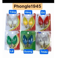 [ Combo of 2 bulbs ] E12 1W led cana chili bulb