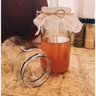 1000ml Glass Jars - Spices, Drinks, kefir, Scby Tea Making Kombucha
