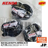Butyl Bicycle Inner Tube 24 in A/V 35L KENDA TIRES SIZE 24x1.75 / 1.95